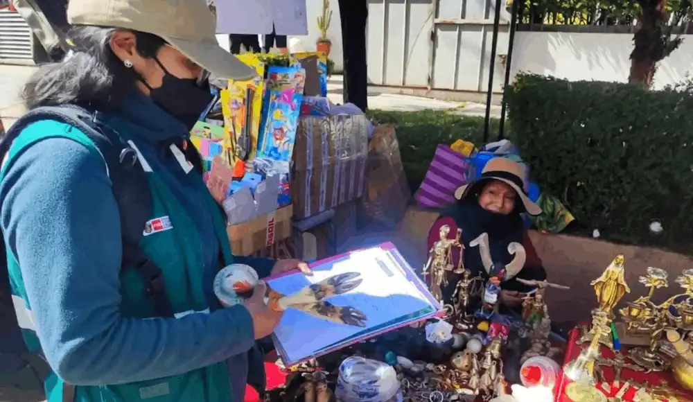 Fiscalizan el uso de fauna silvestre en feria de Alasitas Fiscalizan el uso de fauna silvestre en feria de Alasitas