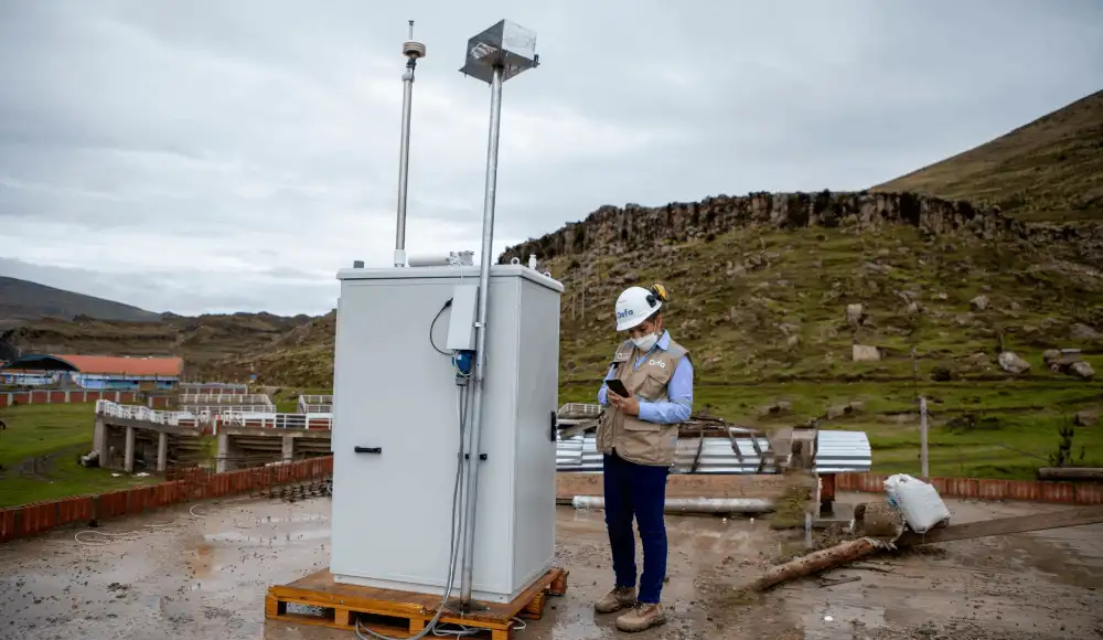 OEFA fortalece monitoreo de la calidad del aire en Espinar. OEFA fortalece monitoreo de la calidad del aire en Espinar.