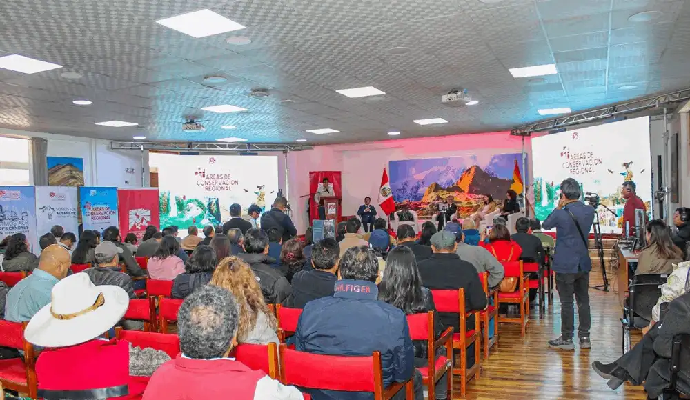 Cusco se consolida como referente ambiental con el lanzamiento del III Congreso Nacional de Áreas de Conservación Regional. Cusco se consolida como referente ambiental con el lanzamiento del III Congreso Nacional de Áreas de Conservación Regional.