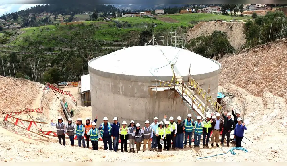 Reservorio Ajoscancha llevará agua potable a 20,000 familias. Reservorio Ajoscancha llevará agua potable a 20,000 familias.