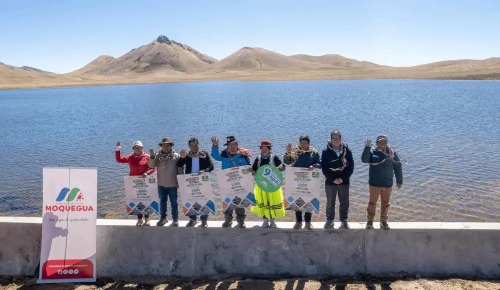 Siembra de agua en Moquegua beneficia a 625 familias