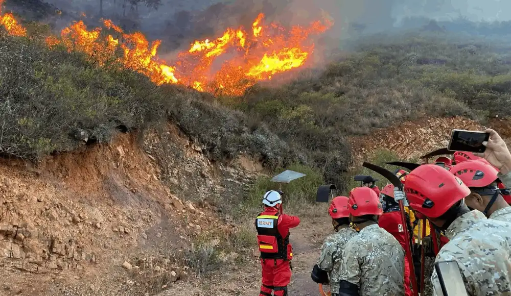 Minam extinguió 56 incendios forestales en áreas protegidas en 2026 Minam extinguió 56 incendios forestales en áreas protegidas en 2026