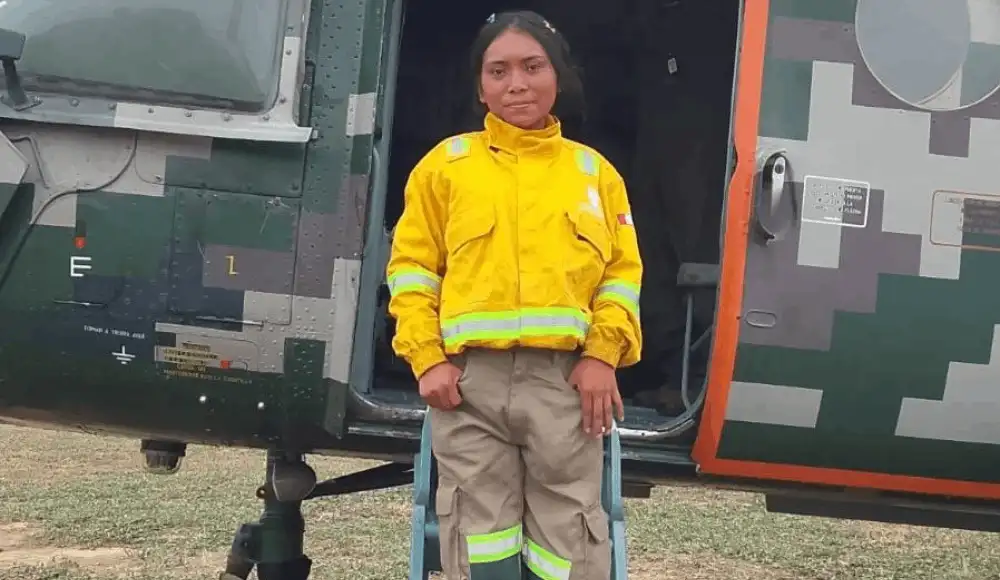 Miriam Ríos, la joven brigadista asháninka que desafía las llamas en Cutivireni Miriam Ríos, la joven brigadista asháninka que desafía las llamas en Cutivireni