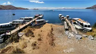 Lago Titicaca sufre descenso de nivel por falta de lluvias