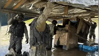 Minería ilegal: destruyen nueve dragas en Puerto Inca