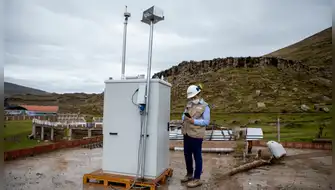 Calidad del aire en Espinar: OEFA instala estaciones para monitoreo