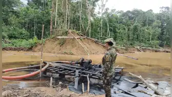 Reserva Tambopata: destruyen equipos de minería ilegal