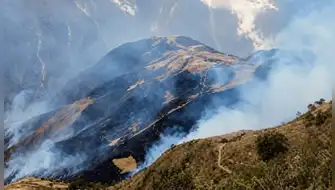 Incendio forestal en Sitabamba afecta 32 hectáreas en La Libertad