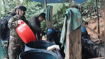 Golpe al narcotráfico: PNP destruye megalaboratorio en Loreto