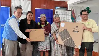 Guardias indígenas reciben equipos para reforzar su protección