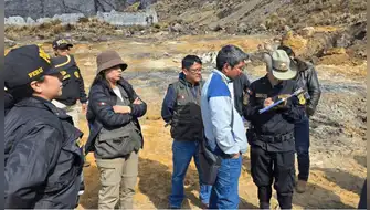 Minería ilegal en Huascarán: retienen seis maquinarias
