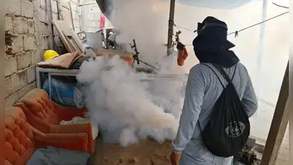 Viviendas de Piura son fumigadas para combatir el dengue Viviendas de Piura son fumigadas para combatir el dengue
