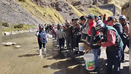 Huancavelica fortalece la acuicultura con repoblamiento de especies Huancavelica fortalece la acuicultura con repoblamiento de especies