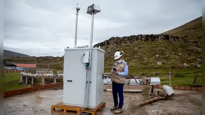 Calidad del aire en Espinar: OEFA instala estaciones para monitoreo
