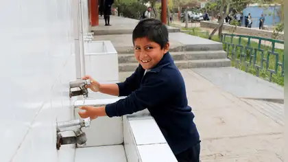 Escolares se movilizan por cuidado del agua en Moquegua