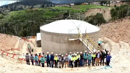Reservorio Ajoscancha llevará agua potable a 20,000 familias Reservorio Ajoscancha llevará agua potable a 20,000 familias