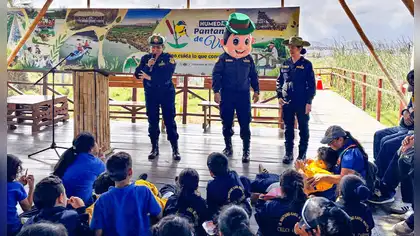 Pantanos de Villa educa a escolares en reciclaje y conservación