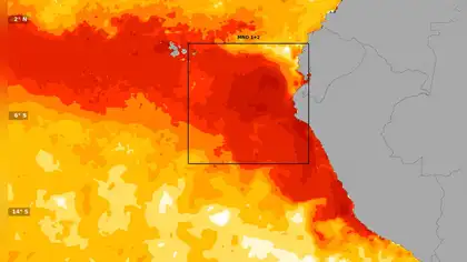 Mar peruano registra anomalías de hasta 8.5 °C en el norte